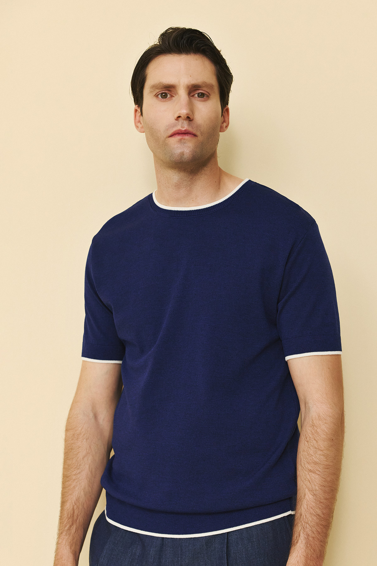 Guy Laroche Κοντομάνικη Μπλούζα T-Shirt  σε Blue Χρώμα