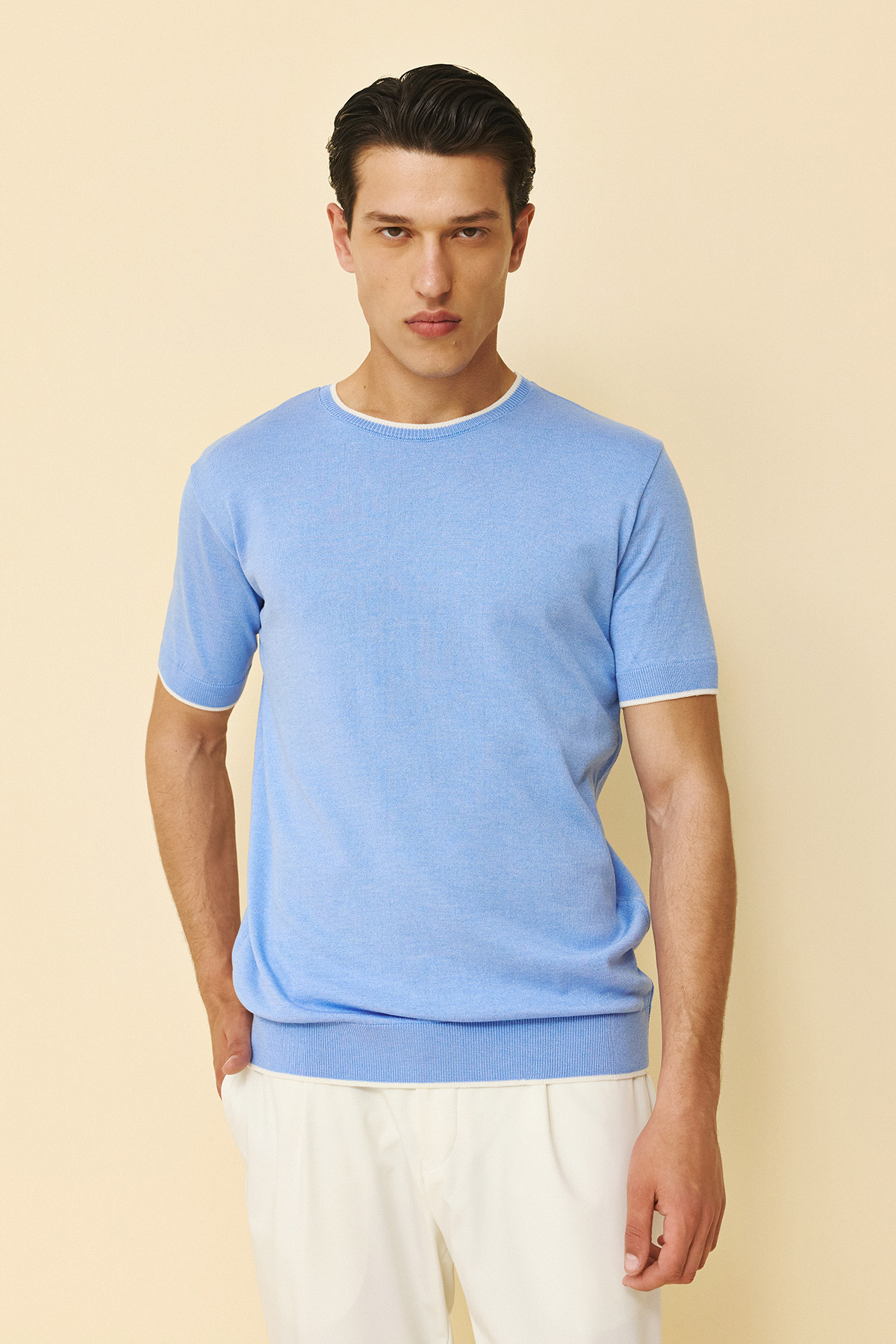 Guy Laroche Κοντομάνικη Μπλούζα T-Shirt  σε Ciel Χρώμα