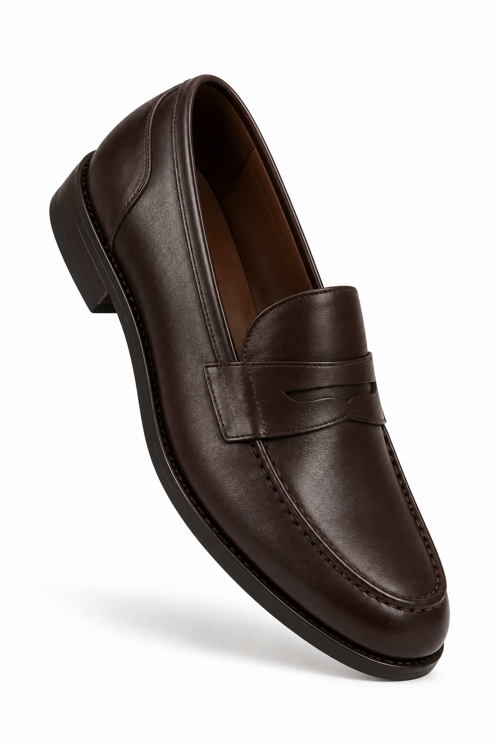 Philipp Plein Δερμάτινο Loafer – Σκούρο Καφέ Χρώμα